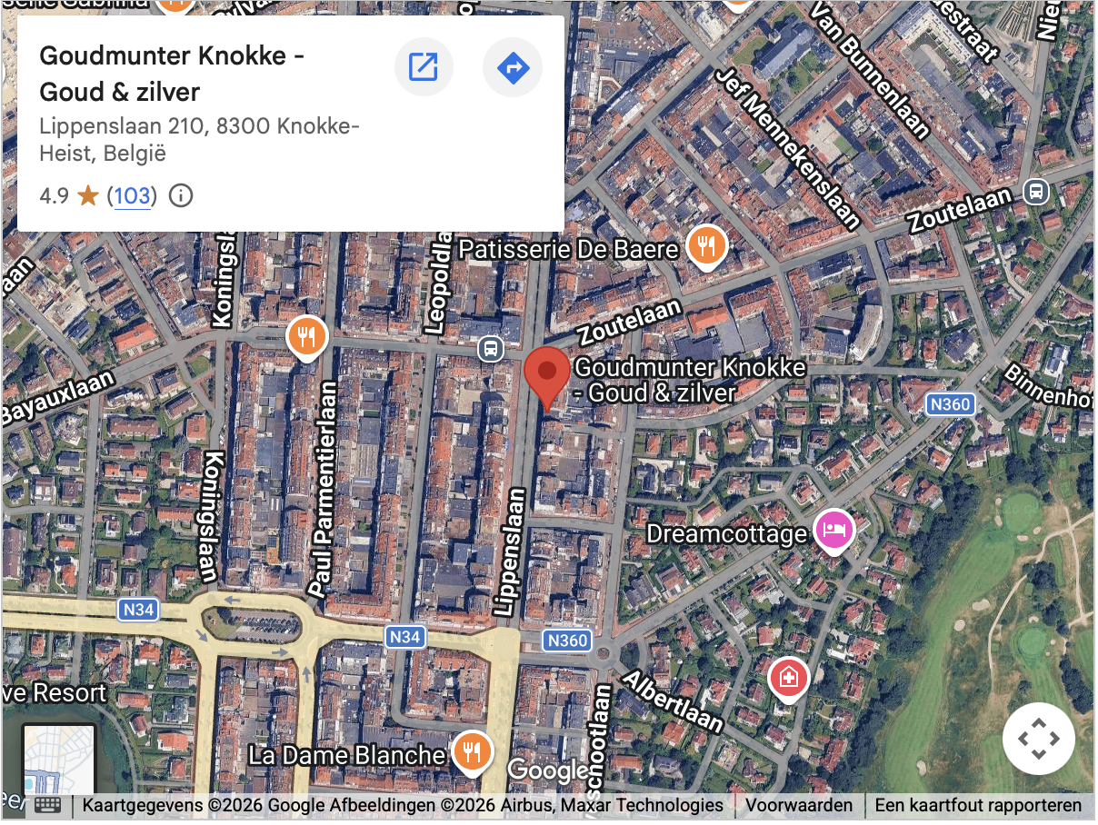 Map of Knokke