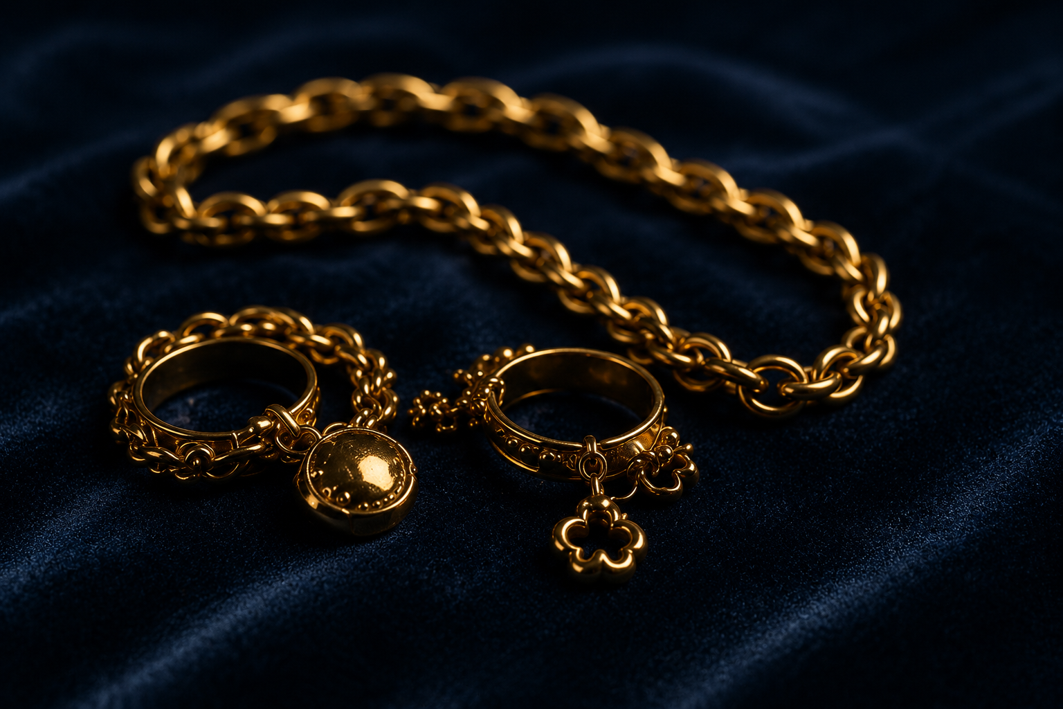 Gold Coin Jewelry Photo