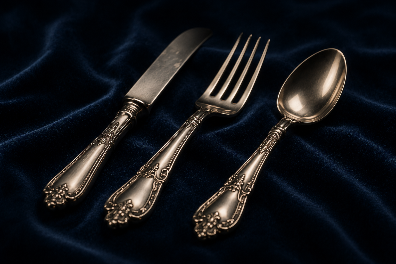 Gold Coin-Cutlery-Photo