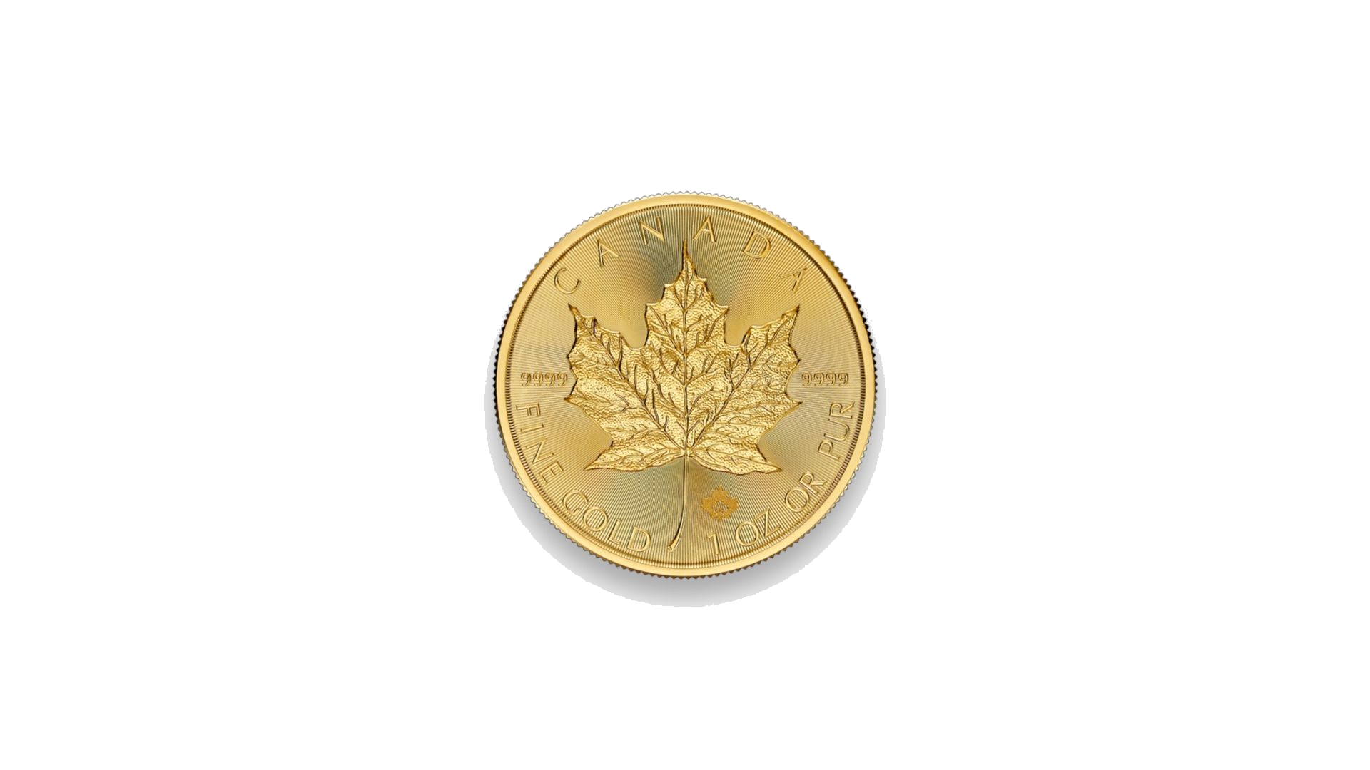 Pièce « Feuille d'érable d'or »