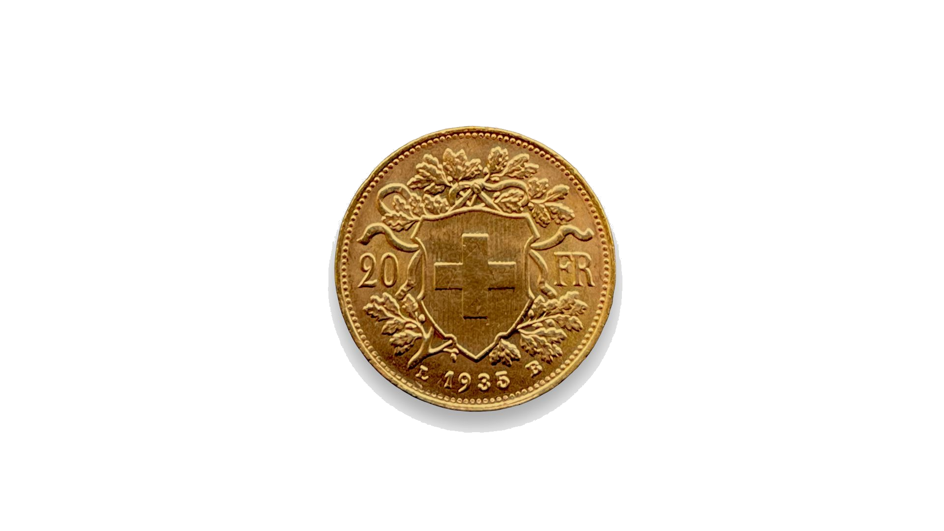 Pièce de 20 francs « Vreneli » de Suisse
