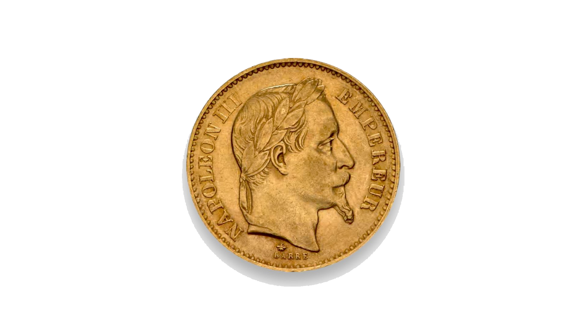 pièce de 20 francs Napoléon en or