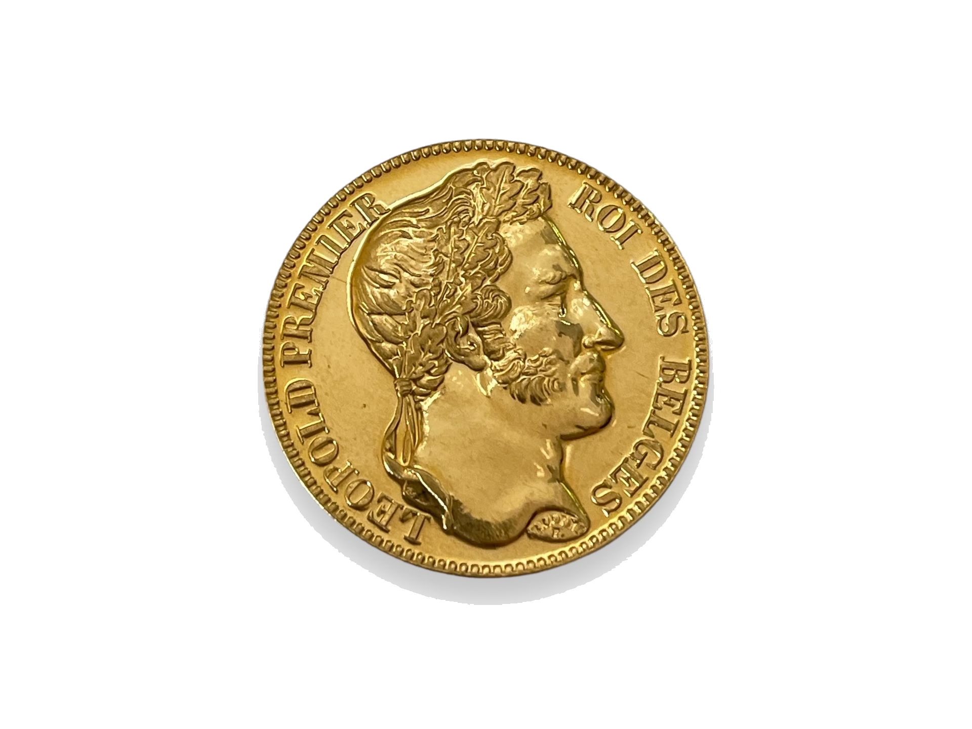Leopold I  gold coin obverse