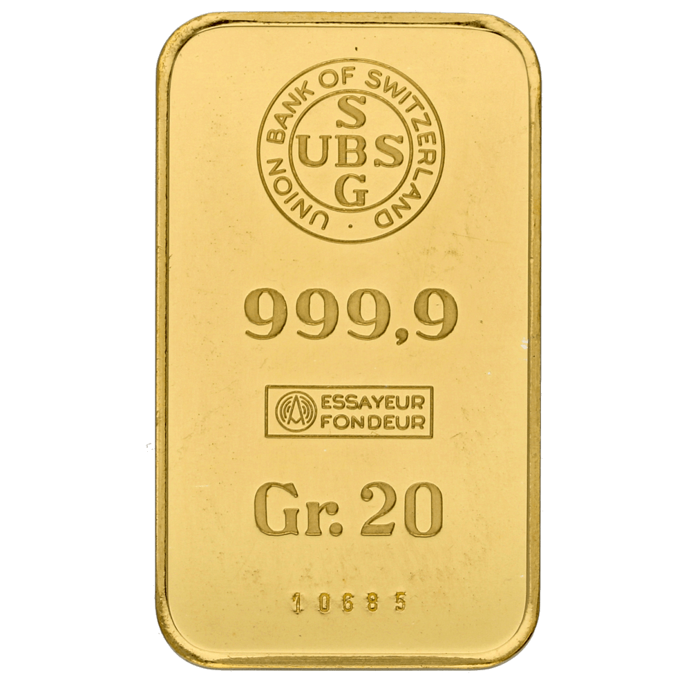 Goudbaar 20 gram diverse producenten