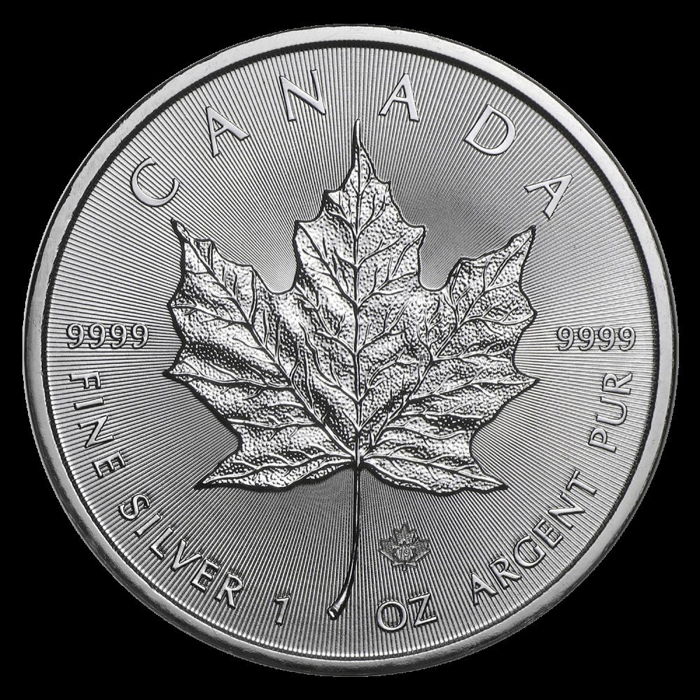 Zilveren Maple Leaf 1 OZ