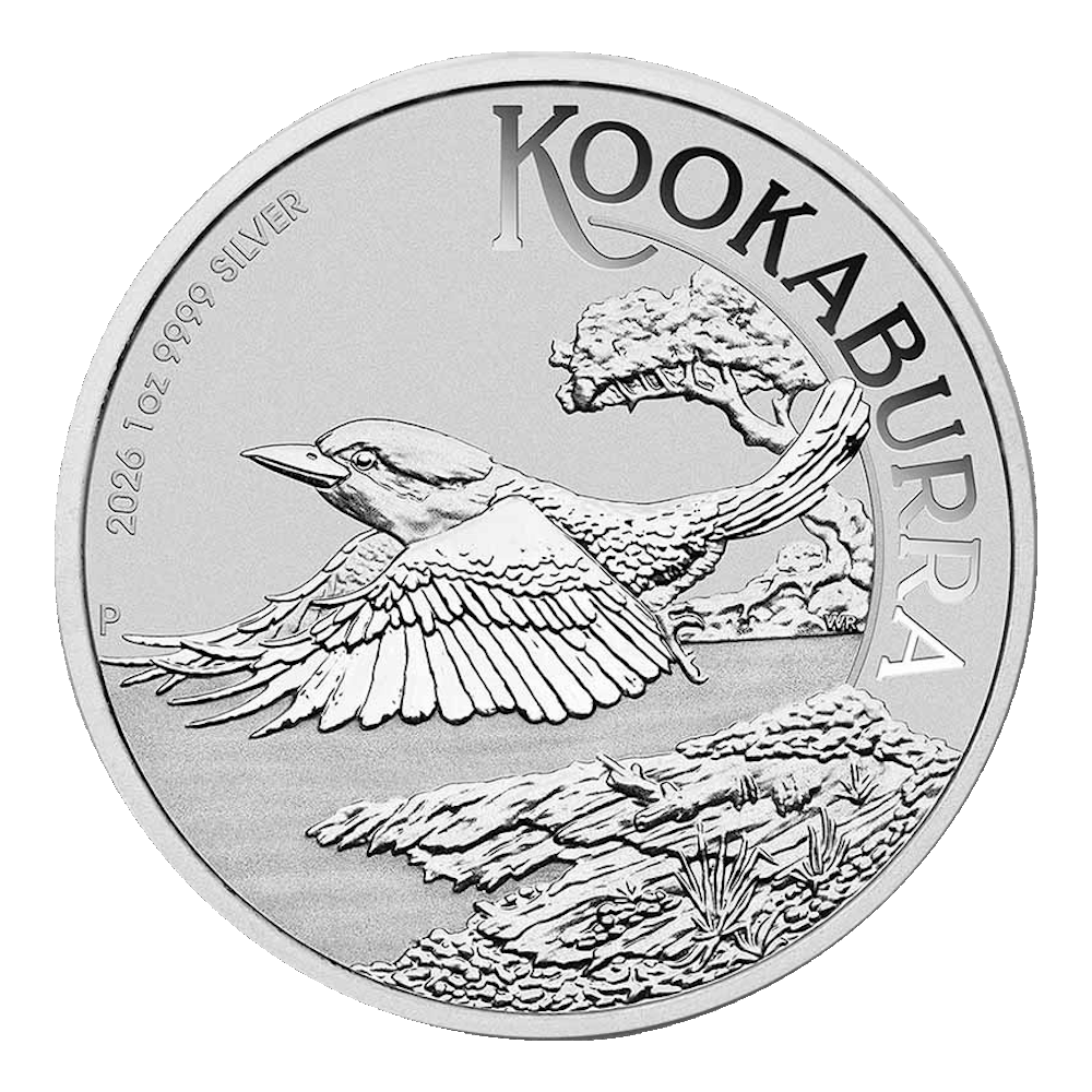 Zilveren Kookaburra 1 OZ
