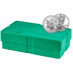 Zilveren American Eagles Monsterbox 500x1 OZ