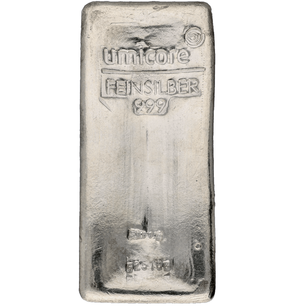 Zilverbaar Umicore 5000 gram