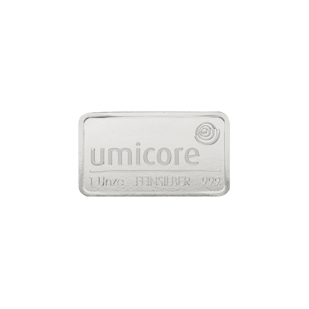 Zilverbaar Umicore 31,1 gram