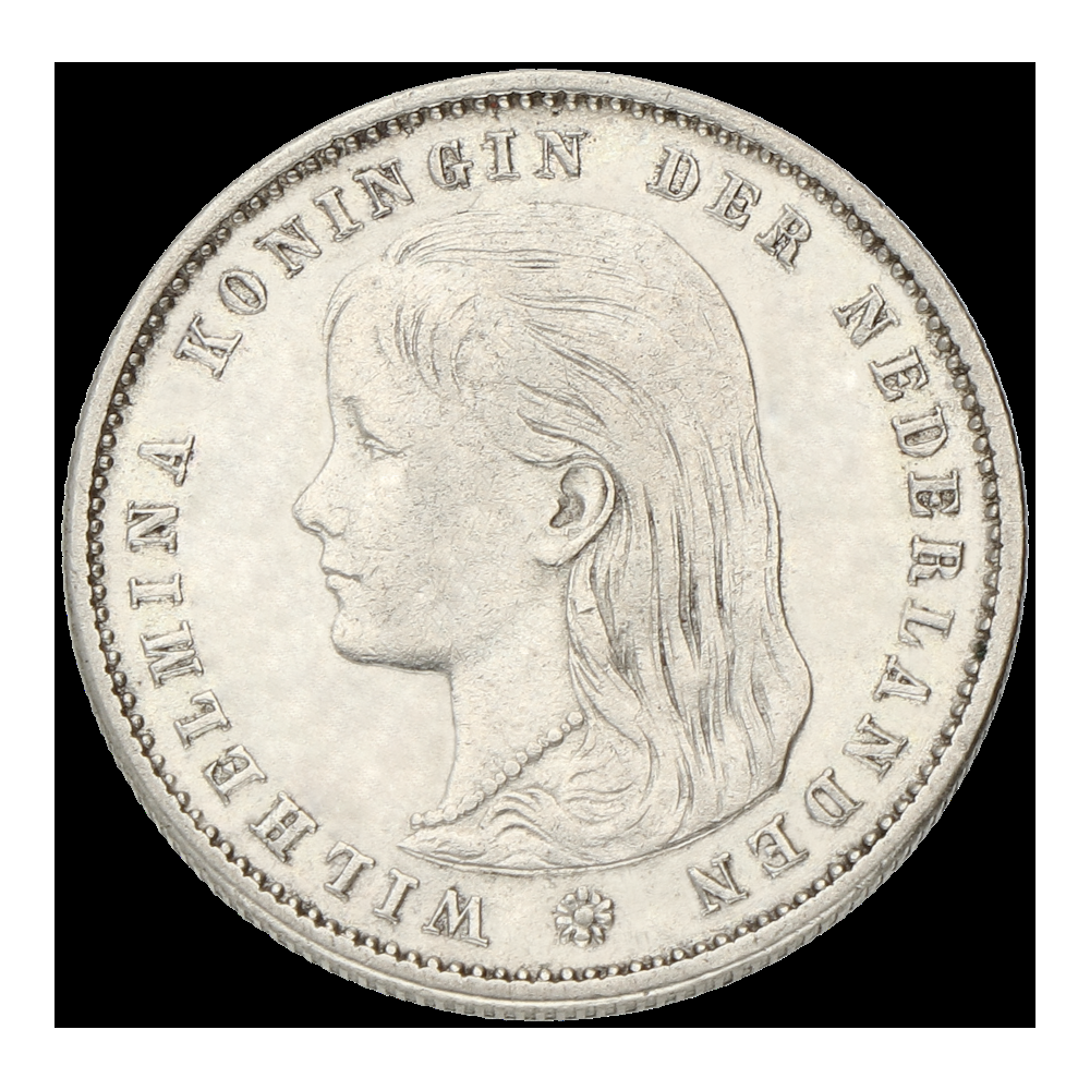 25 cent Wilhelmina Hangend haar