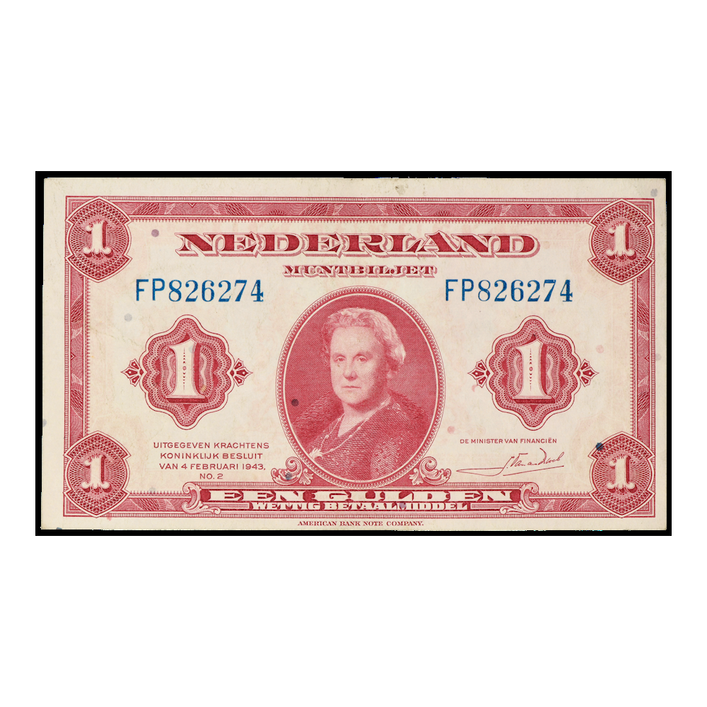 1 gulden 1943 Wilhelmina