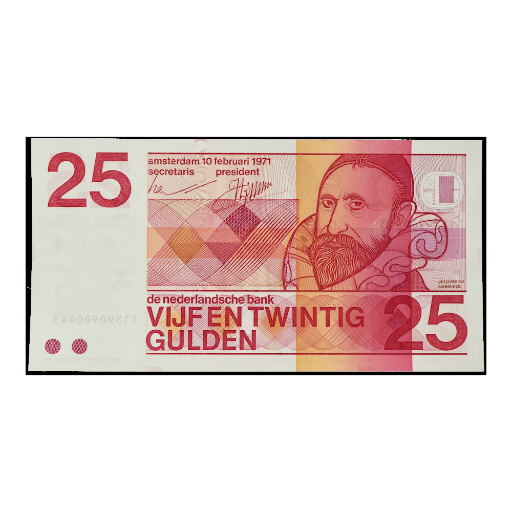 25 gulden 1971 Sweelinck