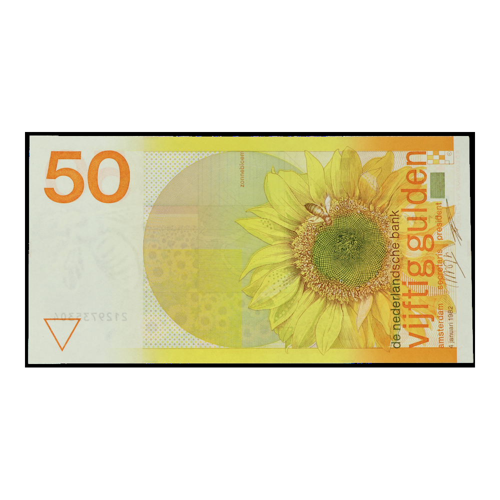 50 gulden 1982 Zonnebloem