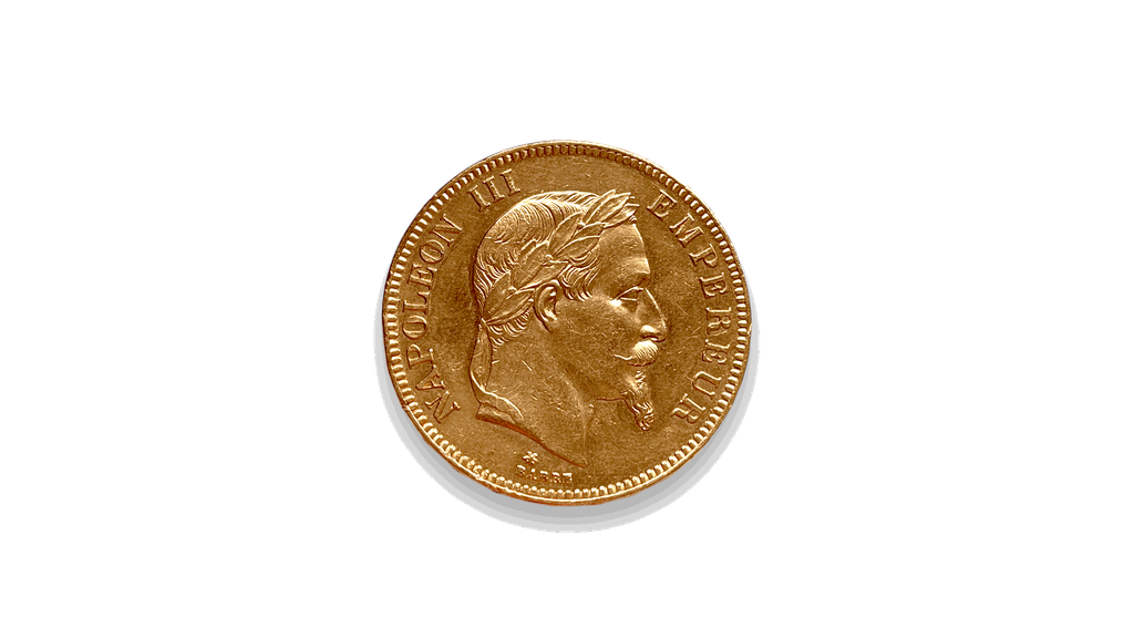 Gouden 100 Frank Napoleon III (Nieuw)