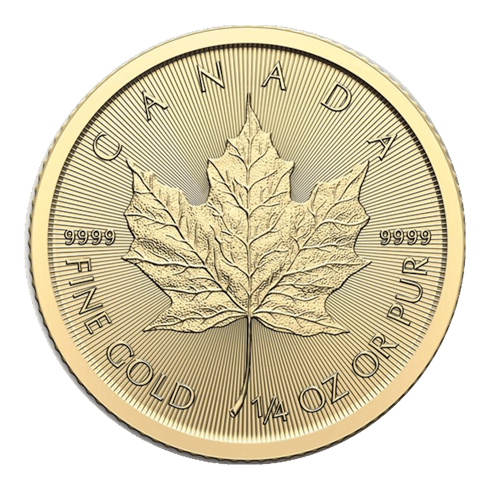 Gouden Maple Leaf 1/4 OZ